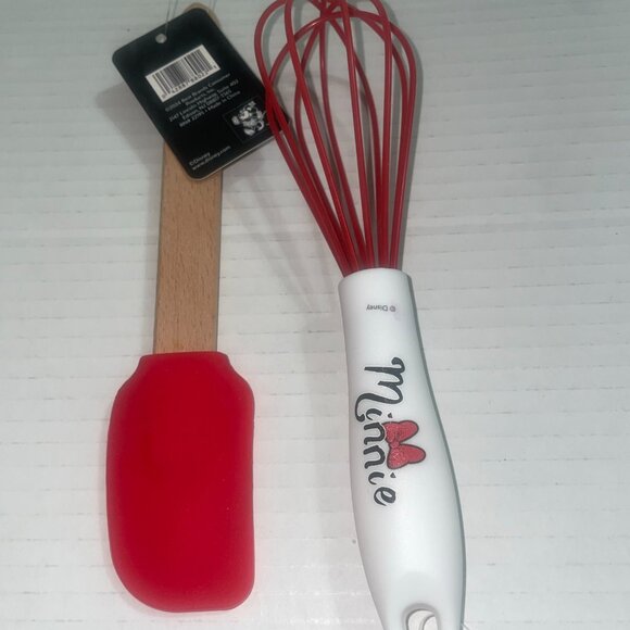 Disney’s Minnie Mouse Whisk and Spatula Kitchen Baking Utensils Brand New - Picture 4 of 5